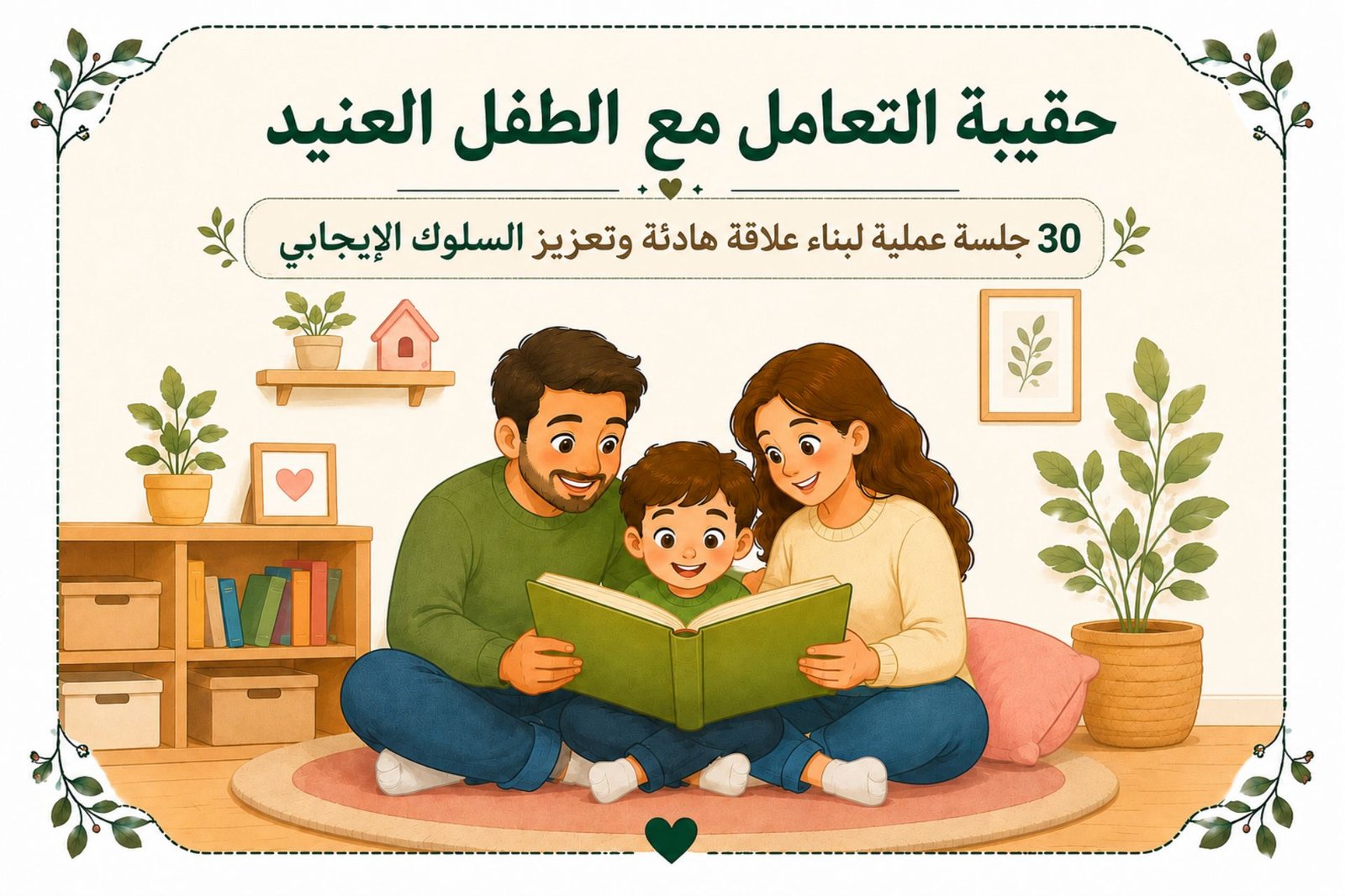 حقيبة الطفل العنيد | 30 جلسة عملية لفهم السلوك وبناء التعاون.